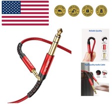 3.5mm to 6.35mm Stereo Audio Cable, 6.35mm 1/4" Male to 3.5mm 1/8" Male TRS B...