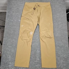 Arc'teryx Pants Mens 34x32 Khaki Lefroy Hiking Nylon Stretch Pocket 126059