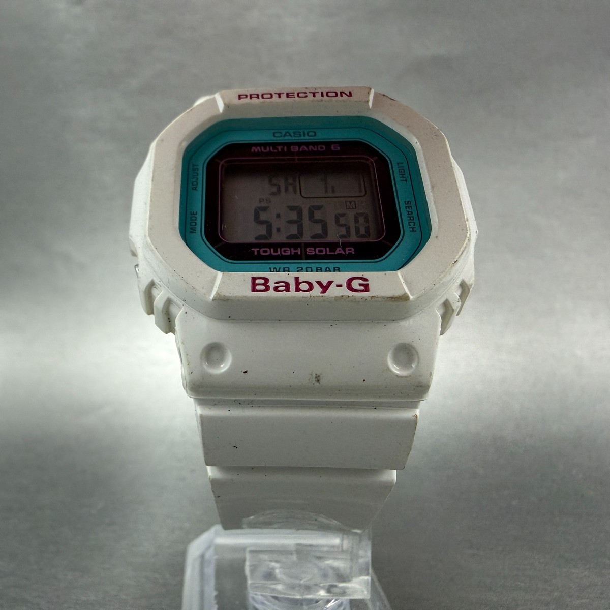 Casio baby-G BGD-5000 Watch Women 40mm Digital White Alarm Chrono