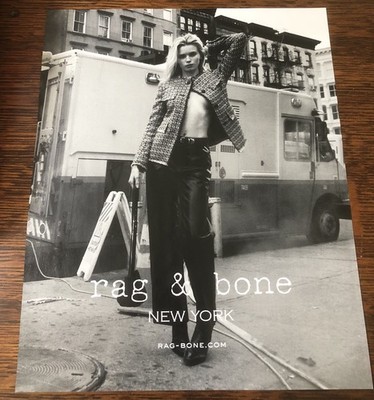 Rag & Bone - Model: Abbey Lee Kershaw - NYC Streets - Magazine Print Fashion Ad