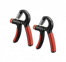10-60KG Adjustable Hand Grip Strengthener Non-slip Gym Strength Exerciser US