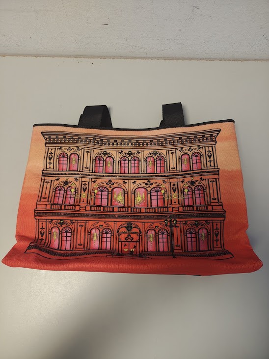 Borsa Tote Love Moschino con Stampa "Palazzo" Anno 2014