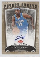 2005-06 Fleer Greats of the Game Future Gold 23/25 Julius Hodge #130 Auto 1u6