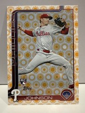 2025 Topps Series 2 - Seth Johnson Value Box Holiday RC #362 - Phillies