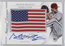 2015 Panini National Treasures Made in 14/25 Archie Bradley #9 Auto 3b9