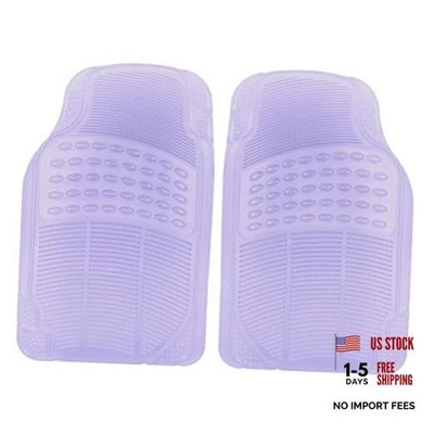 Automotive Floor Mats for Cars, 2 Piece Car Floor Mats Gray Translucent, Trim
