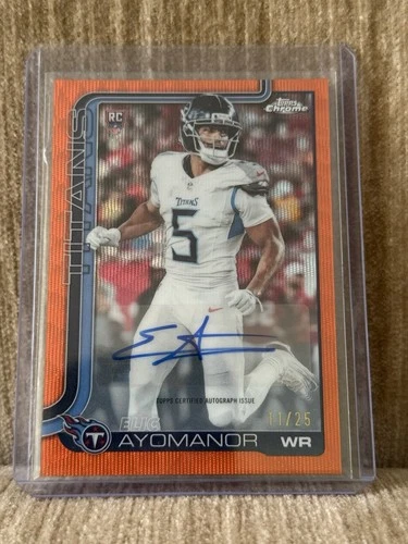 2025 Topps Elic Ayomanor Orange (Raw)