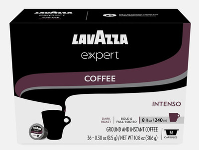 Lavazza Expert Coffee Intenso Capsules, Dark Roast, 36 Count (Pack of 1)