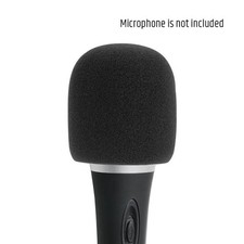 Spugna antivento per microfono antipop anti pop vento cuffia nero