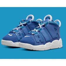 NIKE Air More Uptempo TD Sneakers Shoes Blue DM1027-400 Kids Toddlers Size 3C