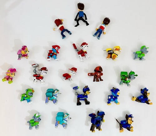 Paw Patrol Action Figures Preowned 22 Pieces Mixed LOT Toys - Picture 9 of 14