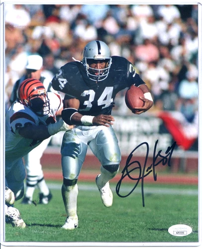 Bo Jackson Autographed Auto Signed 8x10 Photo Raiders NFL COA JSA Authentic