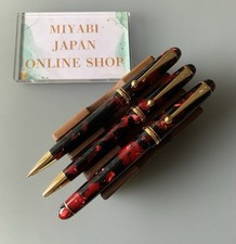 PILOT Custom LE RED Marble 3-Piece Set Fountain Pen, Ballpoint, Pencil USED