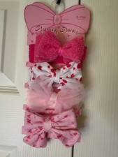 Stepping Stones 4 Head Wraps/headbands 0-12 Months