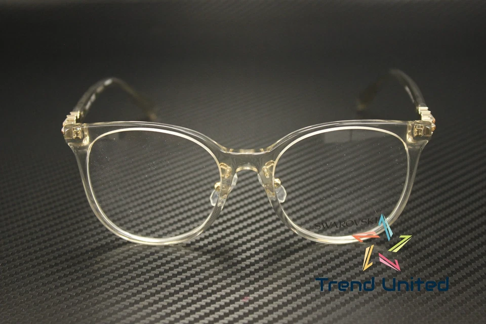 Óculos femininos SWAROVSKI SK2027D 3003 bege transparente lente demo 53 mm - Imagem 3 de 4