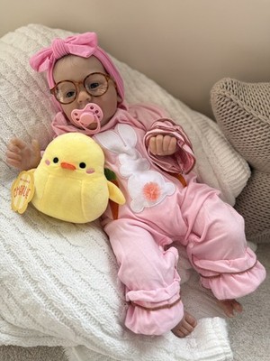 Reborn Weichkörper Puppe Mädchen Neugeborene Größe Ostern Newborn gewichtet über 5 Pfund