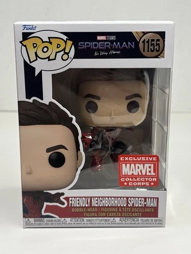 Funko Pop! Marvel: #1155 Friendly Neighborhood Spider-Man w/Protector