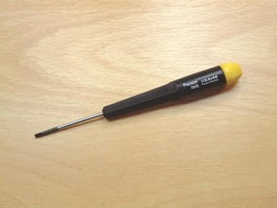 Schraubendreher in Expo-Qualität drehbarer Deckel - Kreuzschlitz 0 x 40 mm