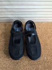 OrthoFeet Sanibel Women  s Shoes 12 XX-Wide Black Mary Jane 893