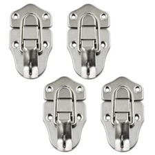 4PCS Toolbox Case Luggage Suitcase Hasps Latches Buckle Lock Clasp Clamp