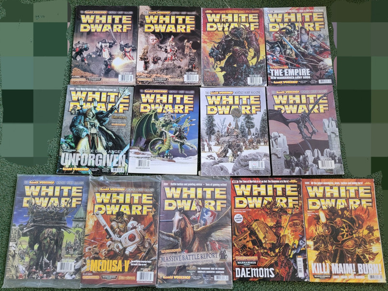 Games Workshop White Dwarf 13 Issue Lot Warhammer 40,000 Fantasy 40k Lord Rings