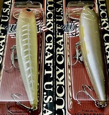 2 Lucky Craft Sammy 115 F Walking Topwater Lures IMPACT YELLOW/HIGAI - NEW