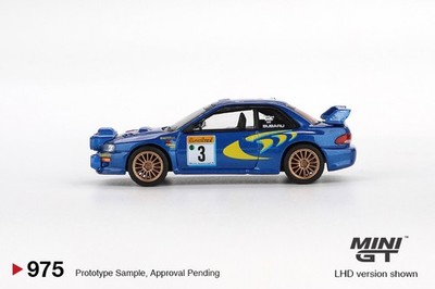 Mini GT #975 Subaru Impreza WRC98 1998 Rally Monte-Carlo 3rd