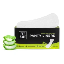 PEESAFE Panty Liners for Women Daily Use with Aloe Vera Pack of 50 Liners| Cu...