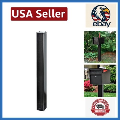 All-Weather 43-Inch In-Ground Mailbox Post, Heavy-Duty & Powder-Coated Finish