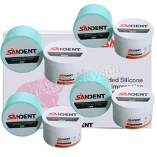 Dental Putty Fast Set VPS Impression Material (4*400g Base + 4*400g Catalyst)