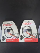 LOT OF 2 Racor Bike Hangers to Wall or Ceiling Hold 1 Bike Each P1W-1R BRAND NEW