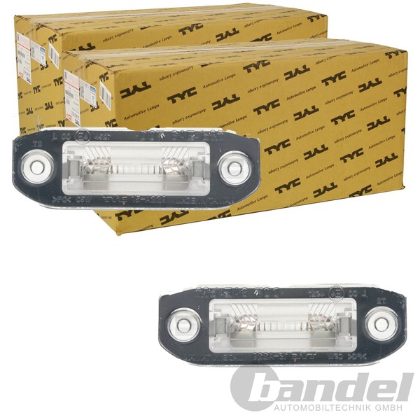 2X TYC C5W Kennzeichenleuchte Passend FüR Volvo C70 S40 S60 S80 V50 V60 V70-image