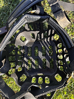 Greenguard Black Horse Grazing Muzzle Basket with Straps and Adjustable Straps