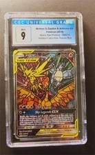Moltres Zapdos Articuno GX SM210 Hidden Fates PROMO - ENG POKéMON - CGC 9 MINT