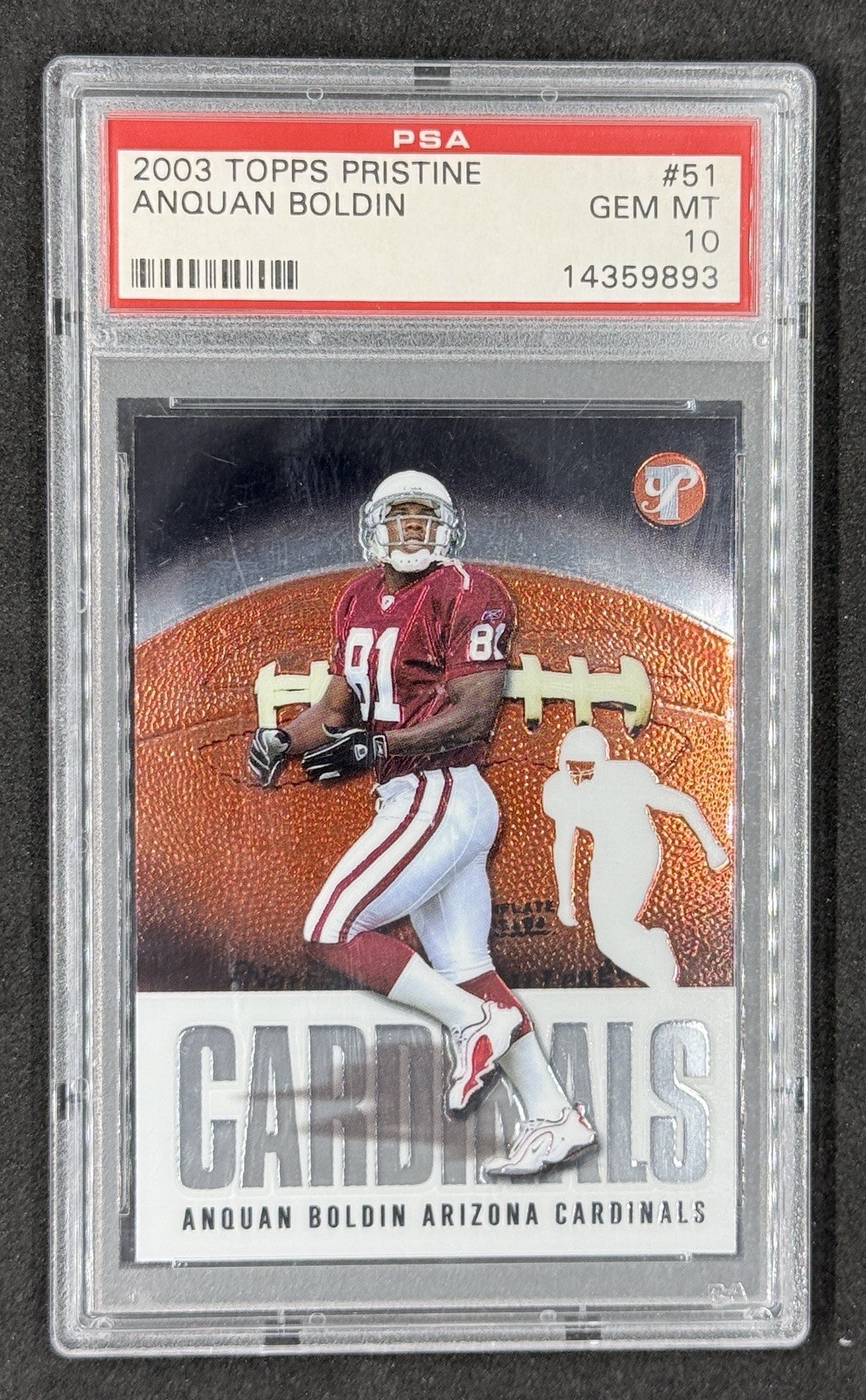 2003 Topps Pristine #51 Anquan Boldin (RC)  PSA 10
