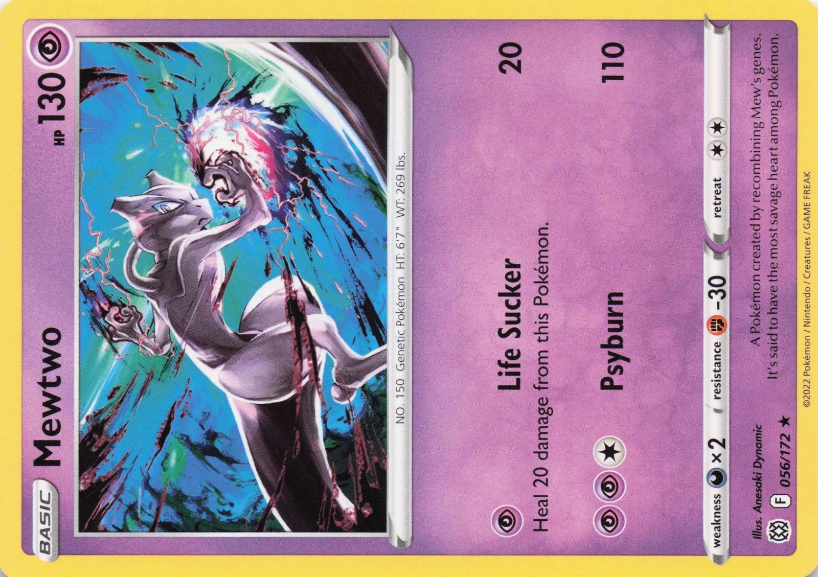 Miscellaneous Cards & Products #056/172 Mewtwo