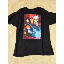 Jujutsu Kaisen Anime Graphic T-Shirt Black Men's Size L
