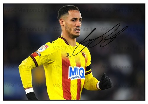 12131. Tom Ince Signed Pictures (A4 Prints) Watford Stoke Derby Blackpool etc.