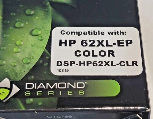 (1) COAST TO COAST, HP62XL-EP, DSP-HP62XL-CLR, KOMPATYBILNY WKŁAD KOLOROWY, NOWY - Zdjęcie 4 z 14