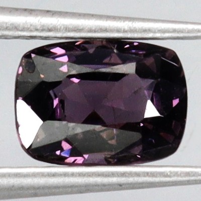 Antique Cut Natural Purple Spinel Unheated Burma 0.95ct 6x4.5mm Gem Sparkle
