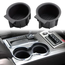 Flow Through Center Console Cup Holder Insert Replacement For 2009-14 Ford F-150