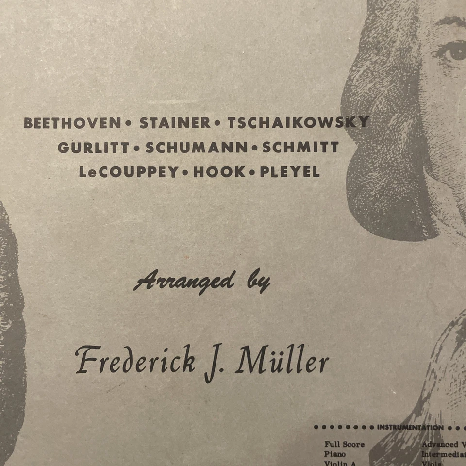 String Orchestra Classics Violin B Sheet Music Arranged By Frederick Muller ‘56 - Image 3 of 4