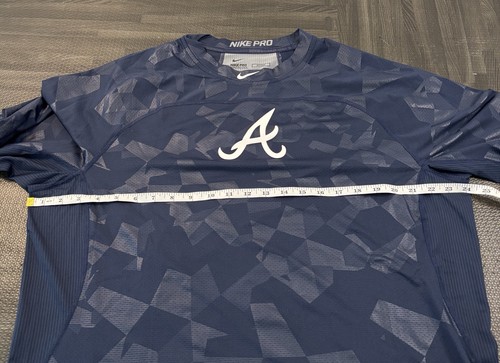 Nike Pro Hyper Cool Men’s XXL Atlanta Braves Authentic MLB Performance Top - Picture 6 of 11