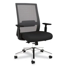 Alera AD41BME17 Ashdale Ergonomic Fabric Swivel Task Chair, Supports Up To 275
