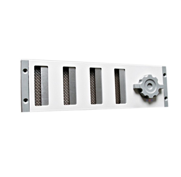 LüFtungsgitter Lg 3009 Sw Schiebegitter Alu Weiss 300 X 90 Mm Abluftgitter-image