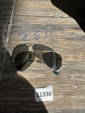 Bausch Lomb Ray-Ban Aviator 58-14 BL Vintage Gold Sunglasses