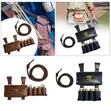 Medieval Belt Bag Steampunk Retro Style PU Leather with Potion Bottles Belt