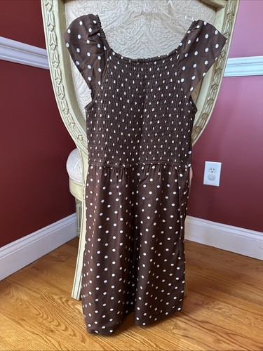 Abercrombie Kids Girls Polka Dot Short Sleeves Dress, Size 11/12 - Picture 3 of 9