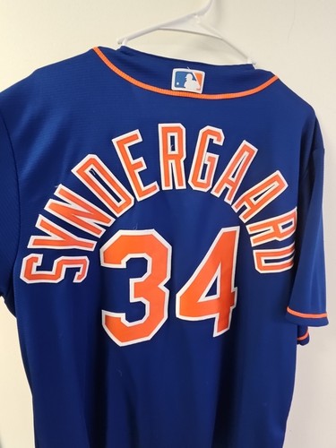 Majestic Cool Base New York Mets Noah Syndergaard Blau Trikot Größe XL Herren - Bild 10 von 11