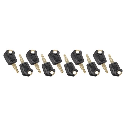 10PCS Heavy Equipment Key Set Ignition Keys 5P8500 for CAT Caterpillar New Style - Picture 11 of 11